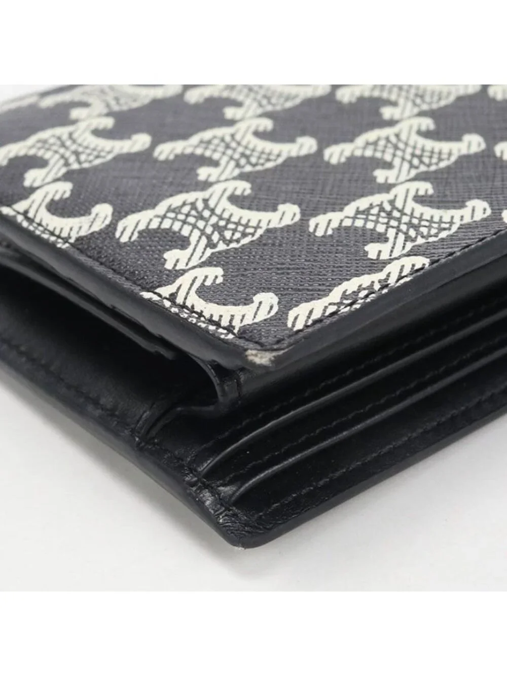 Celine Bifold Wallet Triomphe Canvas